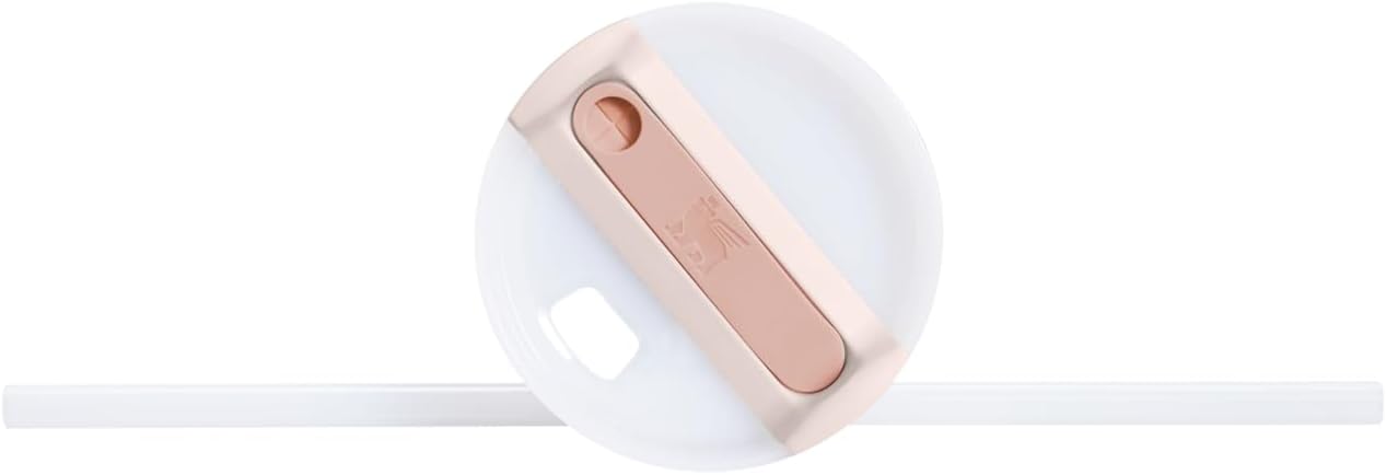 STANLEY Quencher H2.0 Tumbler with Handle and Straw 40 oz Flowstate 3-Position Lid Cup Holder Compatible for Travel Insulated Stainless Steel Cup BPA-Free Rose Quartz 2.0