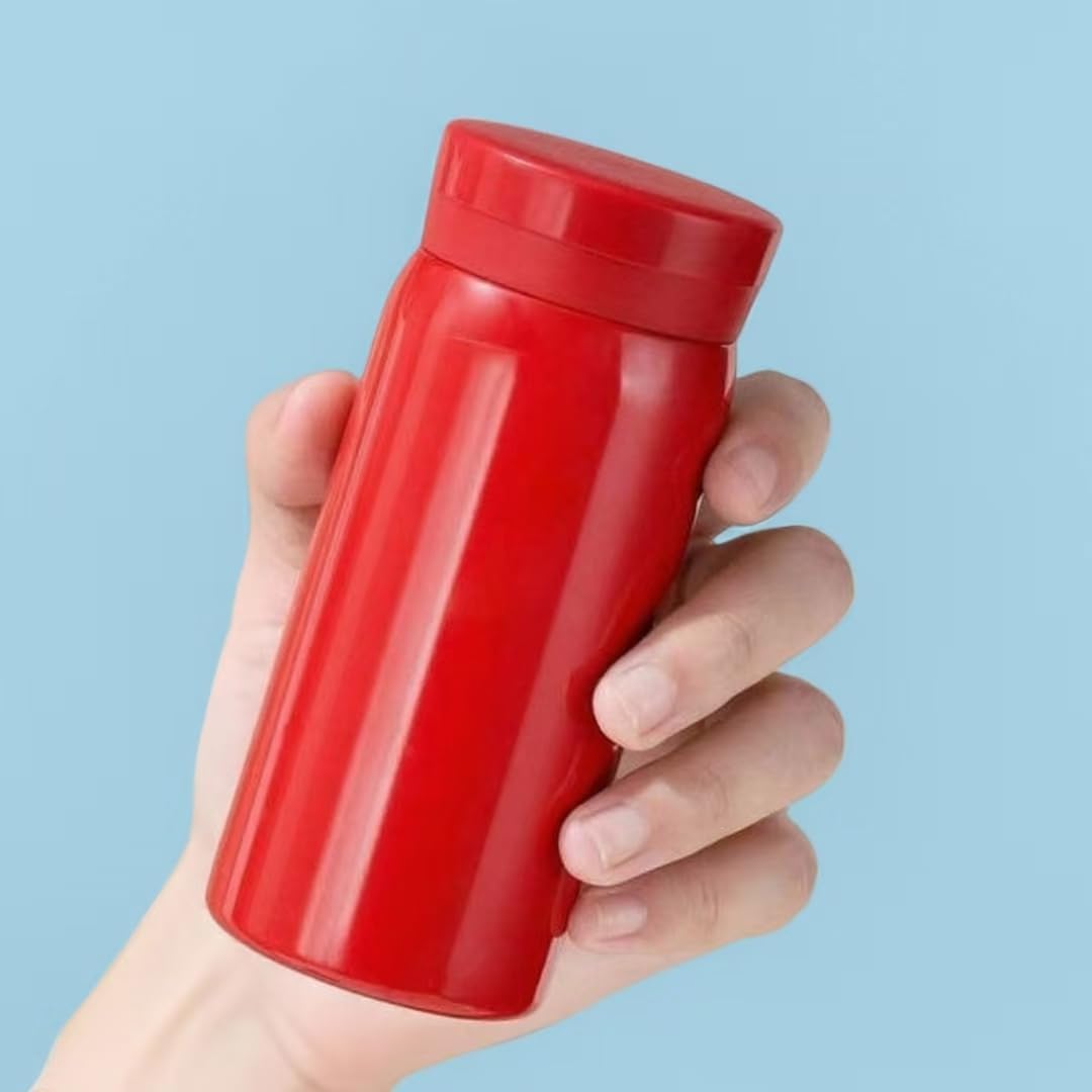 Mini Stainless Steel, Slim Insulated Water Bottle, 7oz, Small Water Bottle, Coffee Bottle, Tumbler, Travel Bottle, Coffee Cup, Pocket Bottle, keep hot and cold, Leak Proof, BPA Free