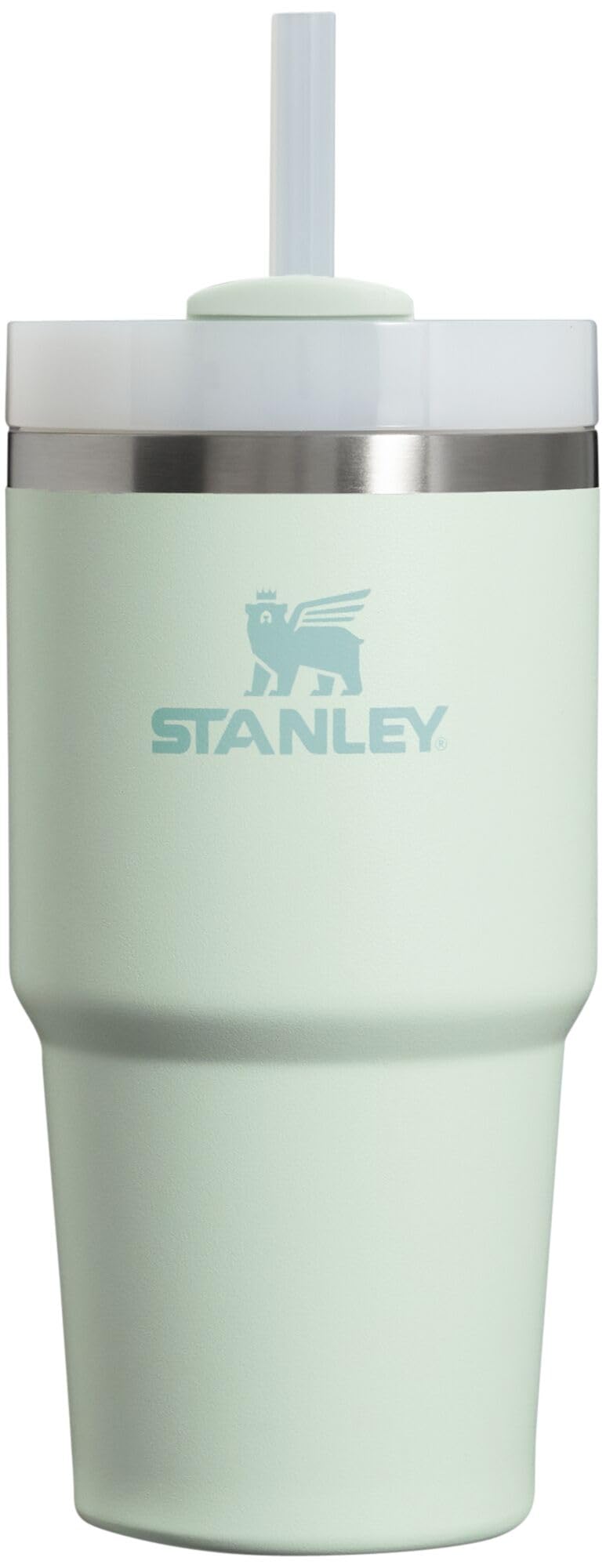 STANLEY Quencher H2.0 Tumbler with Handle and Straw 40 oz Flowstate 3-Position Lid Cup Holder Compatible for Travel Insulated Stainless Steel Cup BPA-Free Rose Quartz 2.0