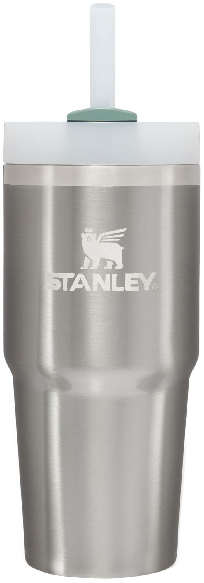 STANLEY Quencher H2.0 Tumbler with Handle and Straw 40 oz Flowstate 3-Position Lid Cup Holder Compatible for Travel Insulated Stainless Steel Cup BPA-Free Rose Quartz 2.0