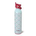 Swig Life 36oz Insulated Water Bottle, Travel Water Bottle with Straw and Lid, Cup Holder Friendly Water Bottles, Stainless Steel (Roller Rink)