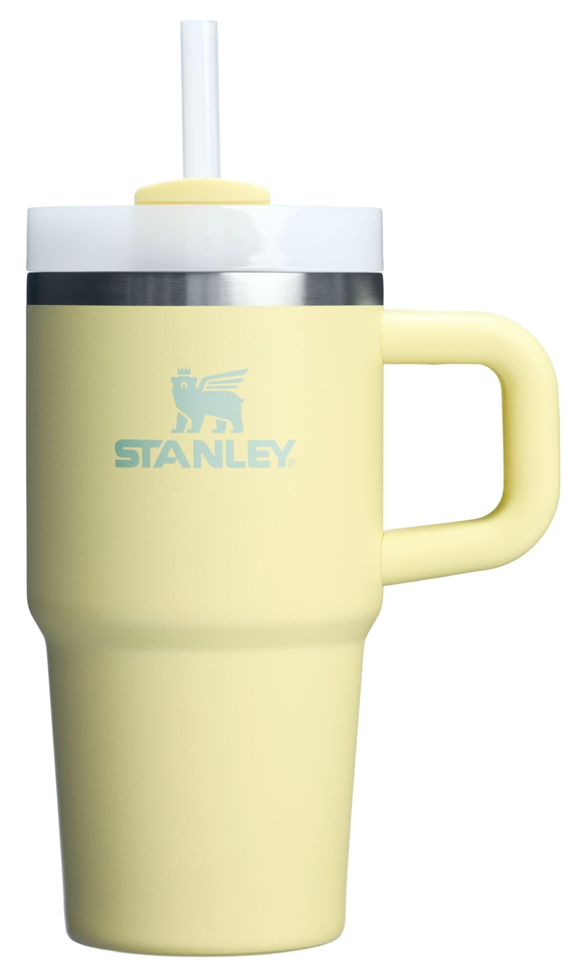 STANLEY Quencher H2.0 Tumbler with Handle and Straw 40 oz Flowstate 3-Position Lid Cup Holder Compatible for Travel Insulated Stainless Steel Cup BPA-Free Rose Quartz 2.0