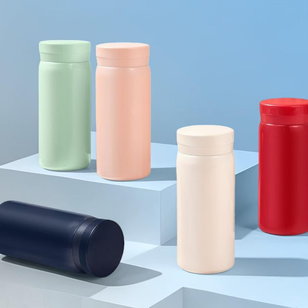 Mini Stainless Steel, Slim Insulated Water Bottle, 7oz, Small Water Bottle, Coffee Bottle, Tumbler, Travel Bottle, Coffee Cup, Pocket Bottle, keep hot and cold, Leak Proof, BPA Free