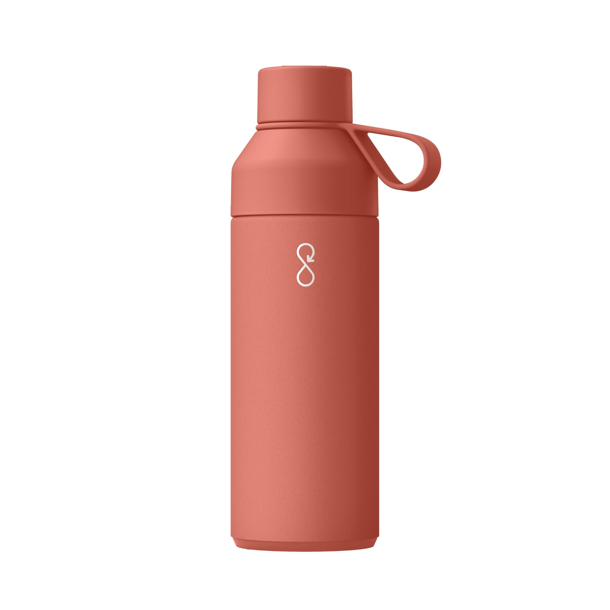 Ocean Bottle Original 17 oz | Stainless Steel Water Bottle | Reusable & Sustainable | Keeps Drinks Cold & Hot | Eco Friendly Gift (Breeze Blush)
