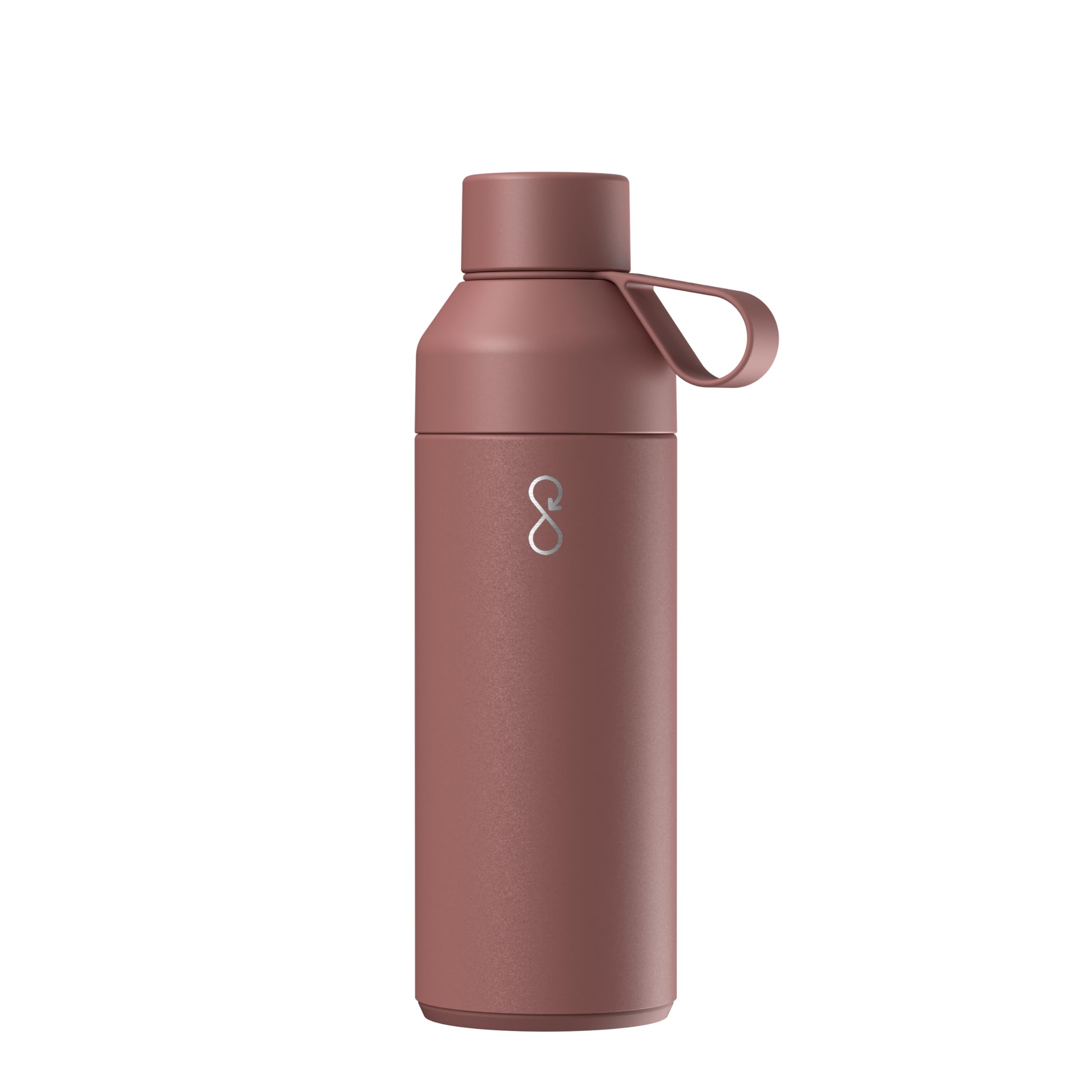 Ocean Bottle Original 17 oz | Stainless Steel Water Bottle | Reusable & Sustainable | Keeps Drinks Cold & Hot | Eco Friendly Gift (Breeze Blush)