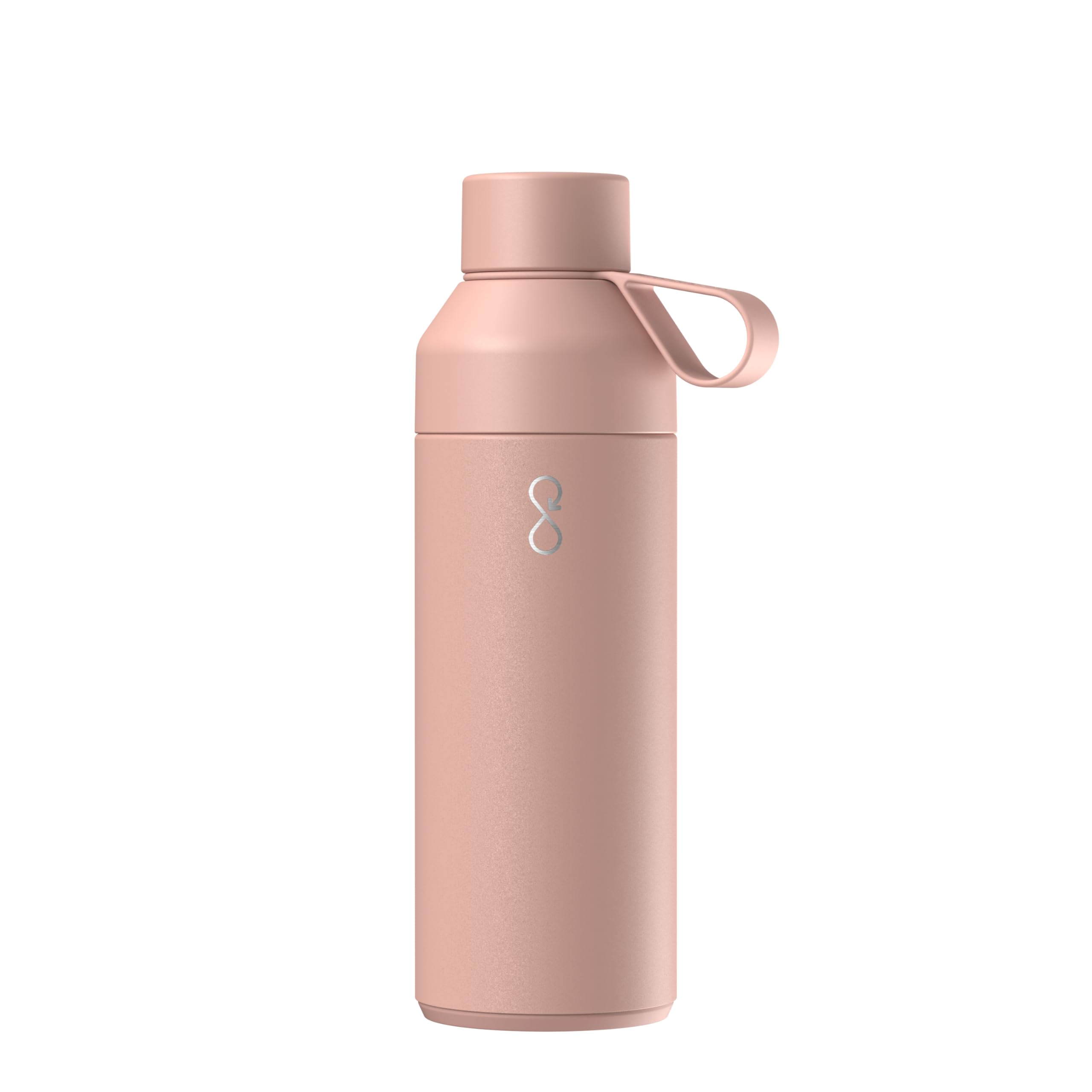 Ocean Bottle Original 17 oz | Stainless Steel Water Bottle | Reusable & Sustainable | Keeps Drinks Cold & Hot | Eco Friendly Gift (Breeze Blush)