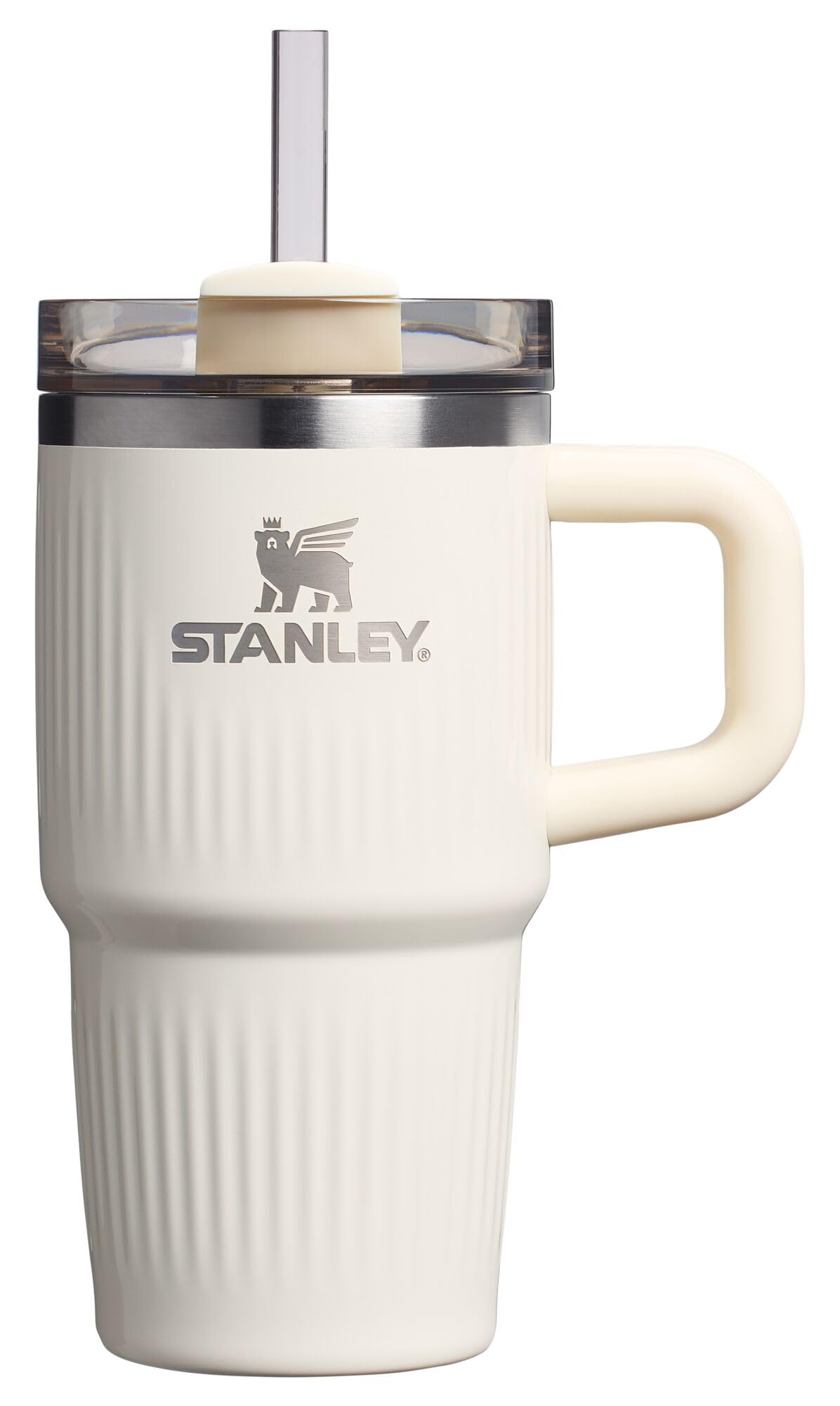 STANLEY Quencher H2.0 Tumbler with Handle and Straw 40 oz Flowstate 3-Position Lid Cup Holder Compatible for Travel Insulated Stainless Steel Cup BPA-Free Rose Quartz 2.0