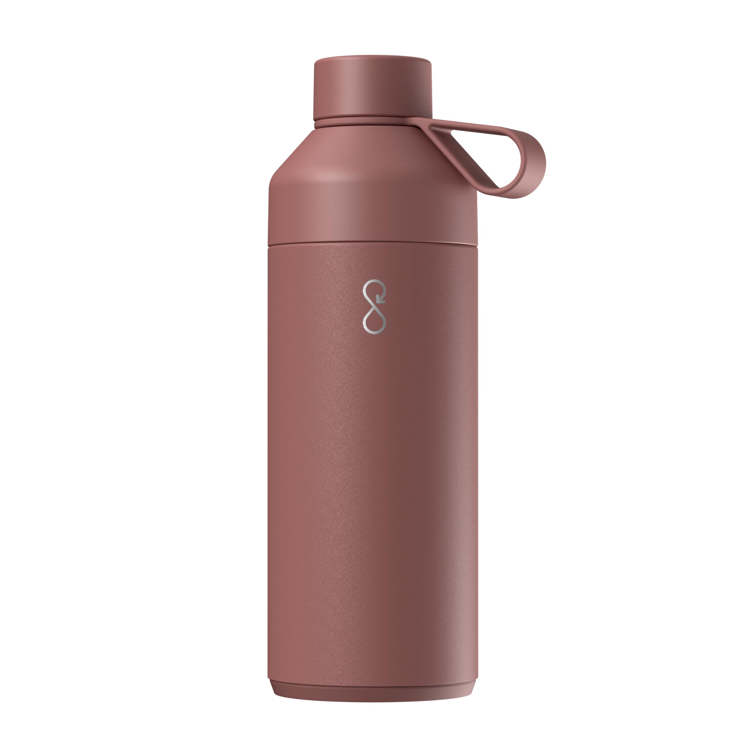 Ocean Bottle Original 25 oz | Stainless Steel Water Bottle | Reusable & Sustainable | Keeps Drinks Cold & Hot | Eco Friendly Gift (Sand Stone)