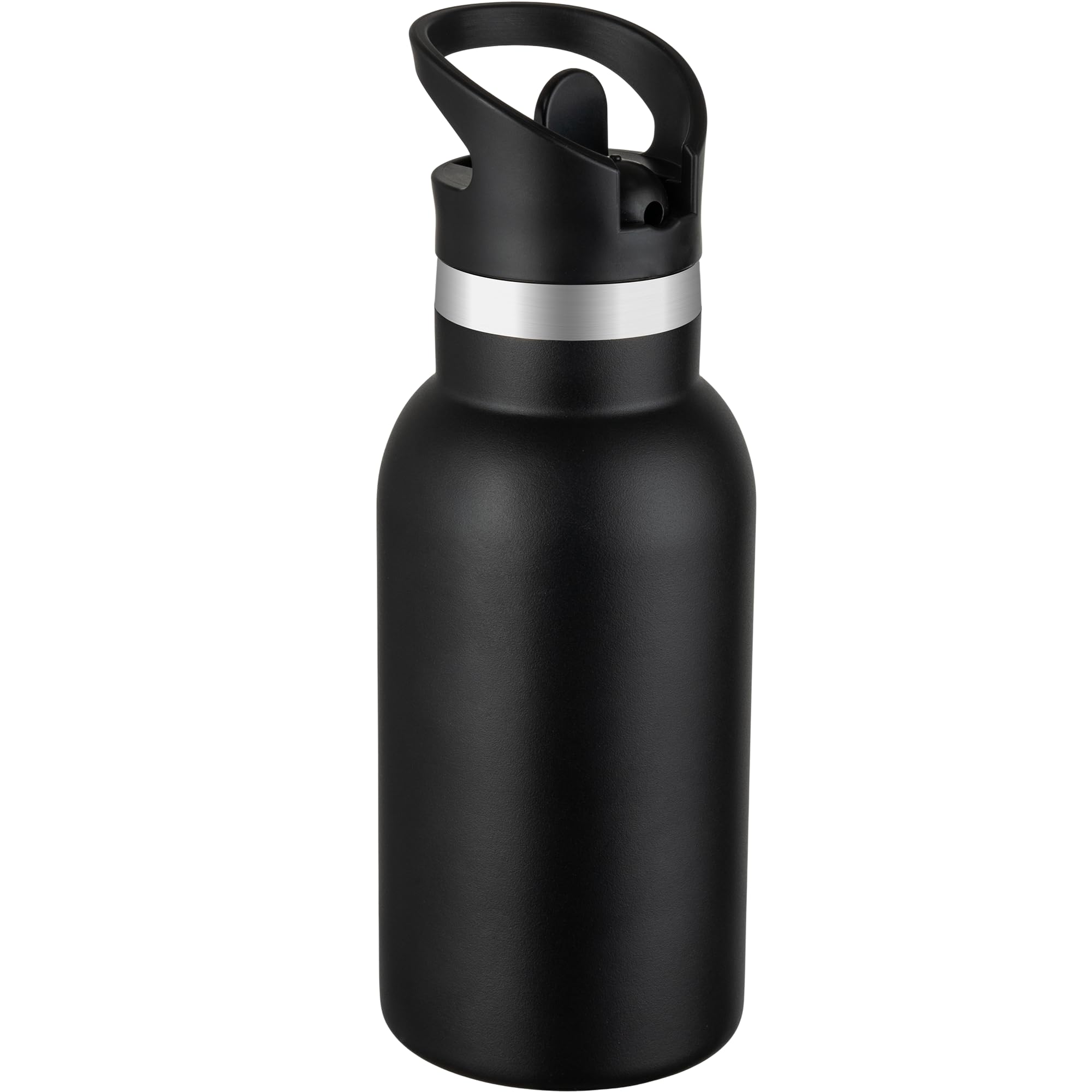 12oz Kids Water Bottle – Insulated Stainless Steel Bottle with Straw Lid, BPA-Free, Leak-Proof, for Toddlers & School Use