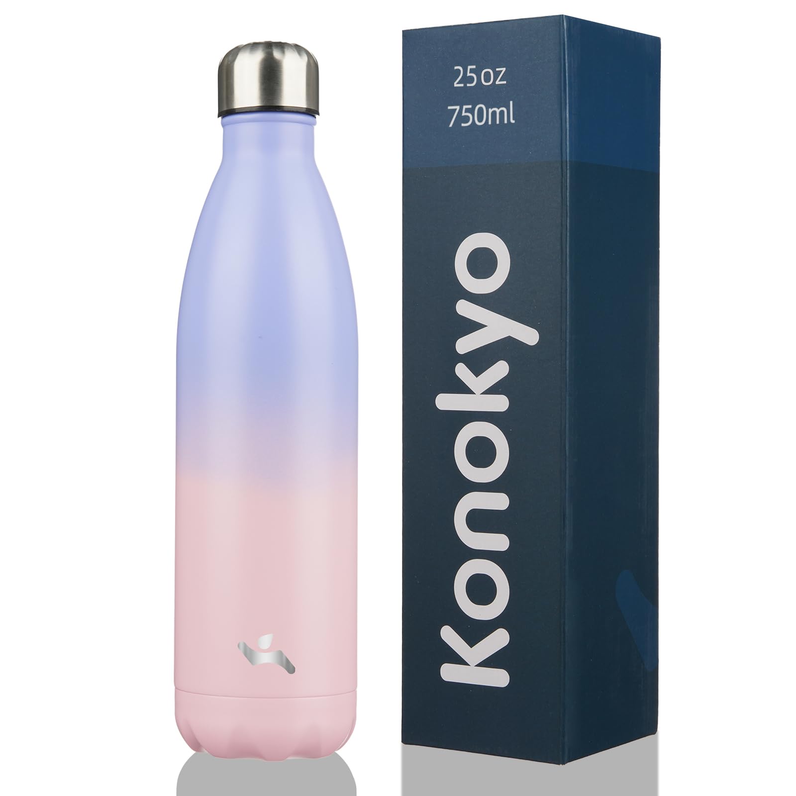 Insulated Water Bottles,12 oz Double Wall Stainless Steel Vacumm Metal Flask for Sports Travel,Mint