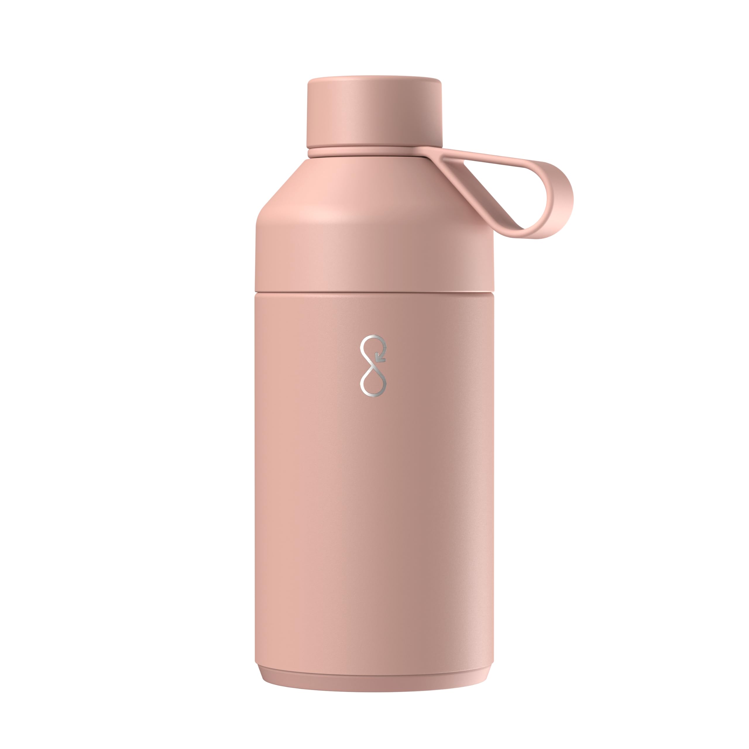 Ocean Bottle Original 17 oz | Stainless Steel Water Bottle | Reusable & Sustainable | Keeps Drinks Cold & Hot | Eco Friendly Gift (Breeze Blush)