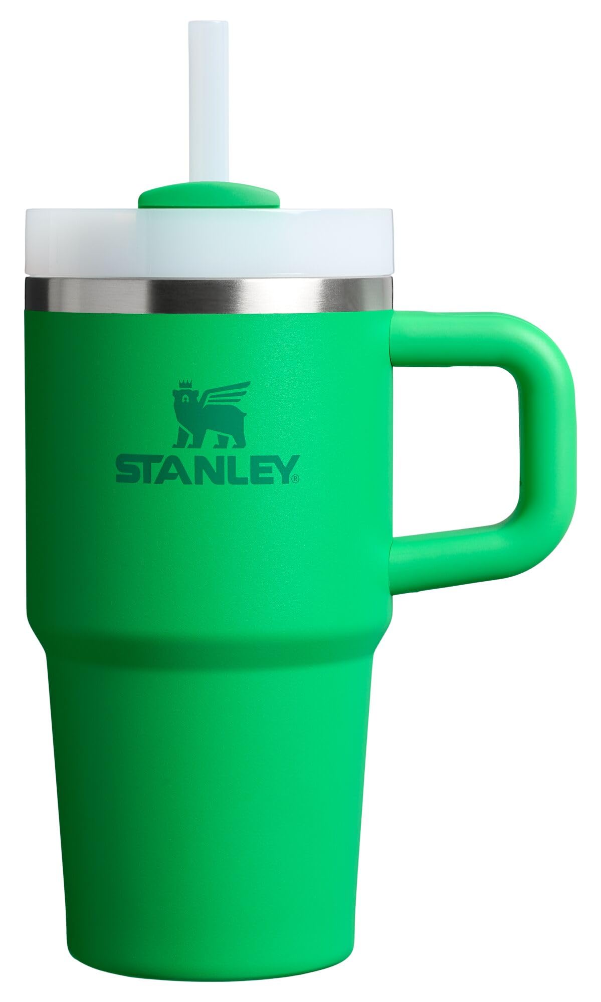 STANLEY Quencher H2.0 Tumbler with Handle and Straw 40 oz Flowstate 3-Position Lid Cup Holder Compatible for Travel Insulated Stainless Steel Cup BPA-Free Rose Quartz 2.0