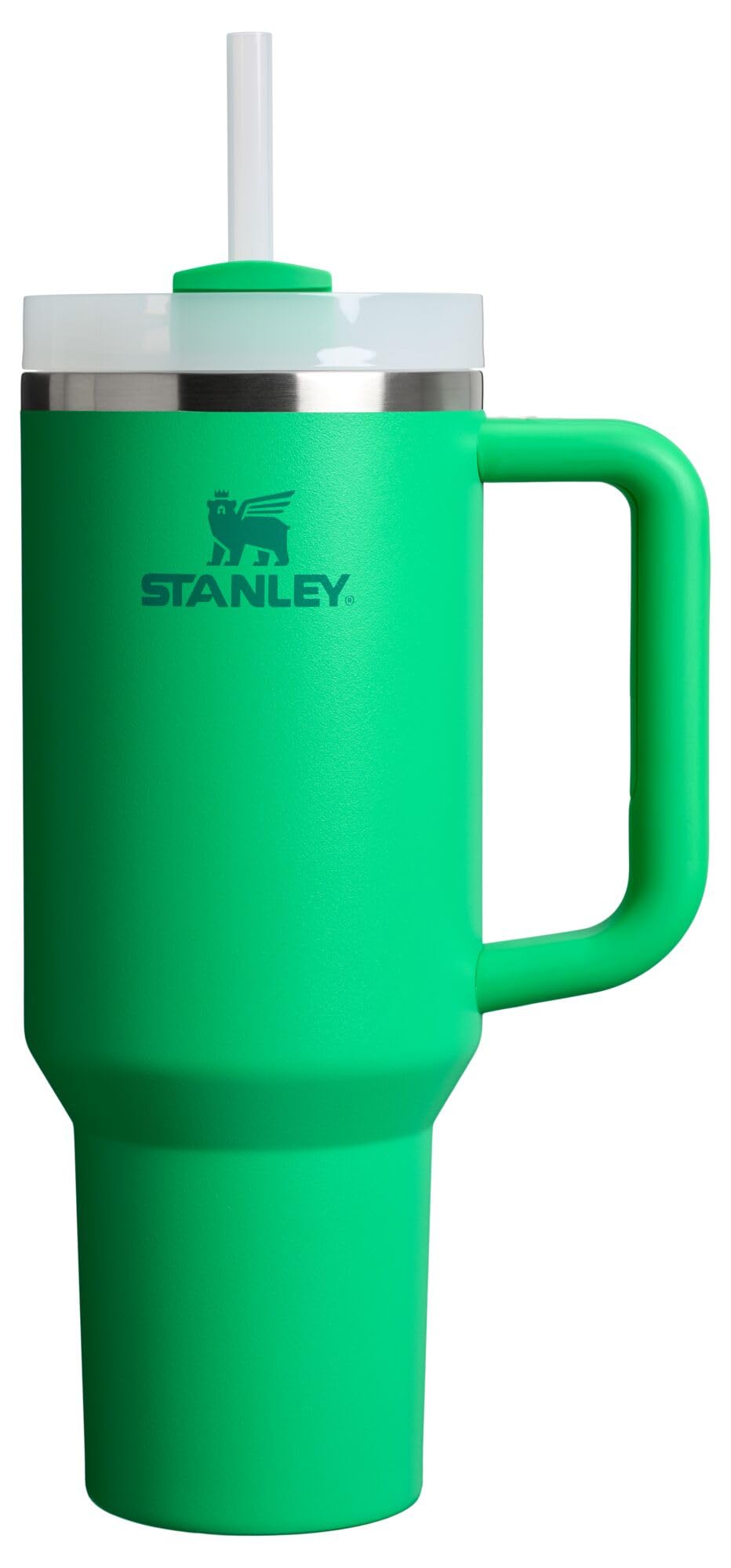 STANLEY Quencher H2.0 Tumbler with Handle and Straw 40 oz Flowstate 3-Position Lid Cup Holder Compatible for Travel Insulated Stainless Steel Cup BPA-Free Rose Quartz 2.0