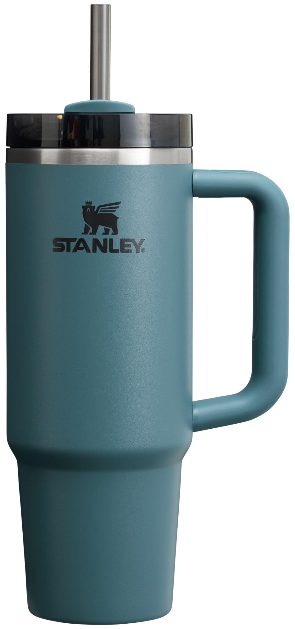 STANLEY Quencher H2.0 Tumbler with Handle and Straw 40 oz Flowstate 3-Position Lid Cup Holder Compatible for Travel Insulated Stainless Steel Cup BPA-Free Rose Quartz 2.0