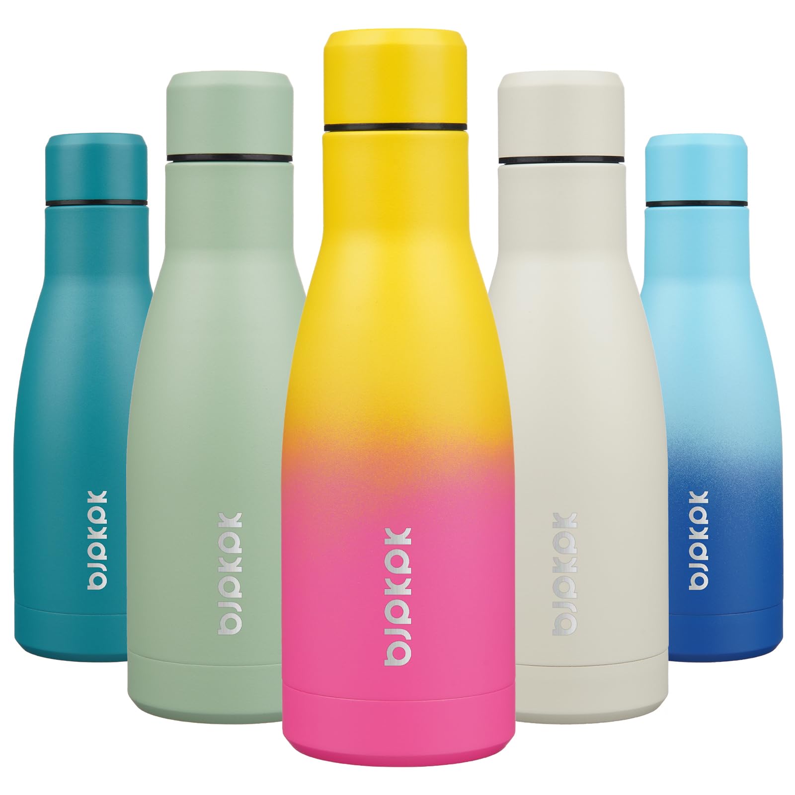 BJPKPK 17oz Insulated Water Bottles Stainless Steel Sports Water Bottles Keep Cold and Hot for Travel Dishwasher Safe,Sky