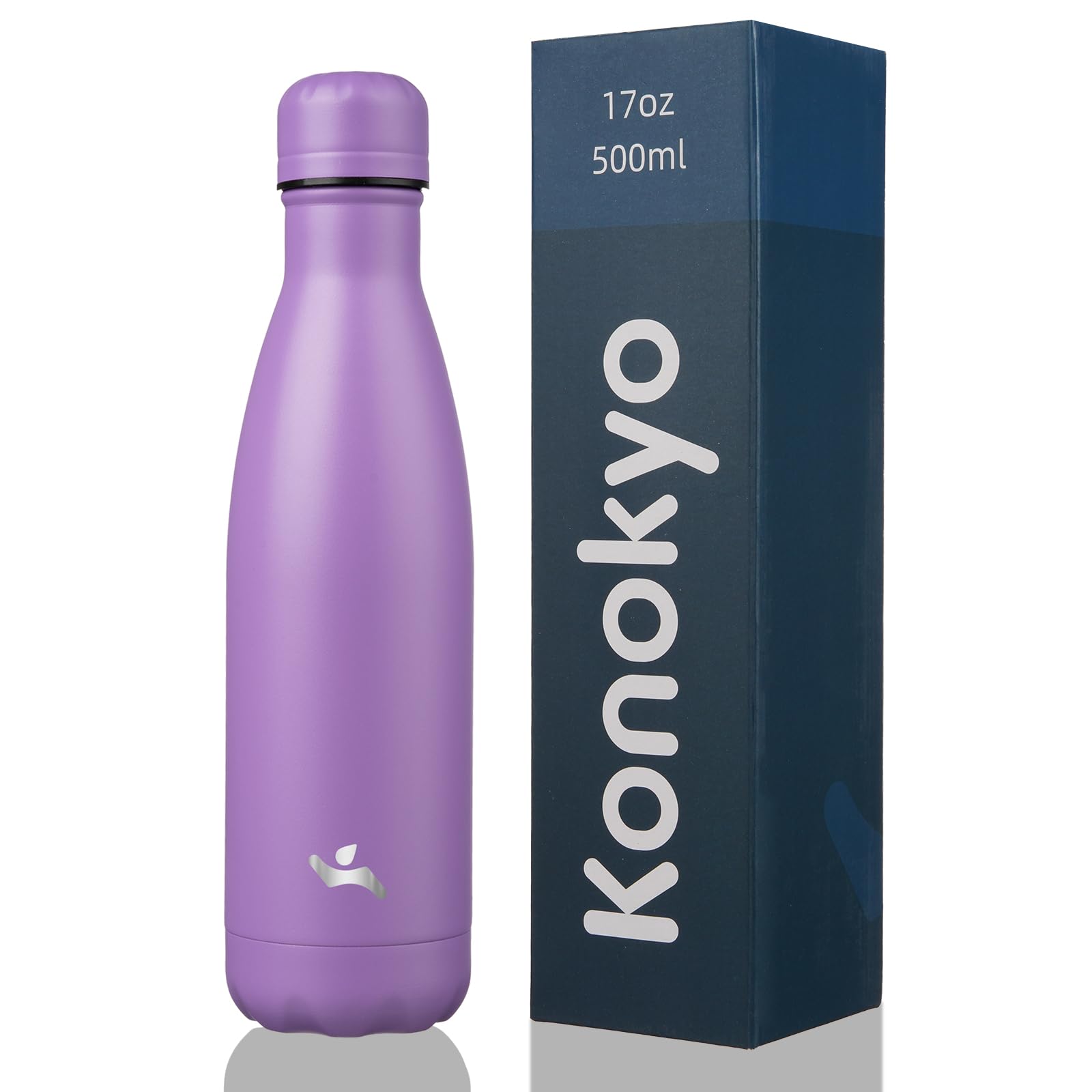 Insulated Water Bottles,12 oz Double Wall Stainless Steel Vacumm Metal Flask for Sports Travel,Mint