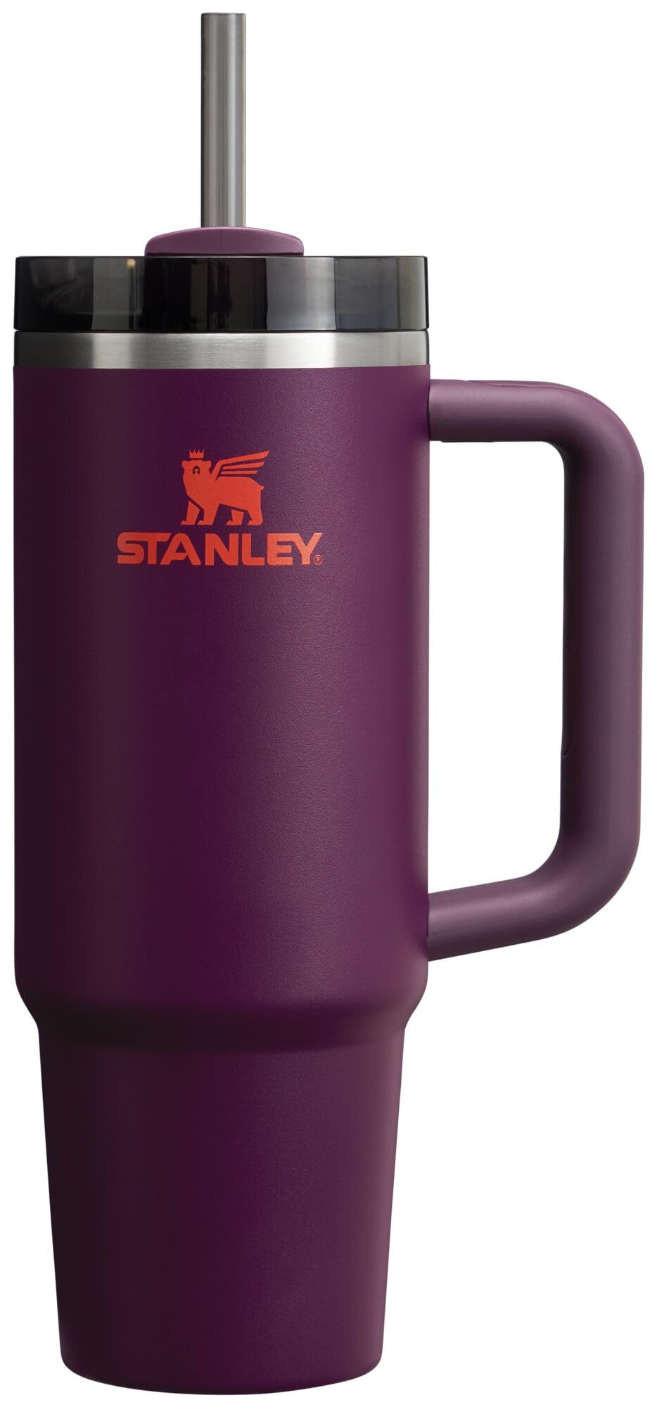 STANLEY Quencher H2.0 Tumbler with Handle and Straw 40 oz Flowstate 3-Position Lid Cup Holder Compatible for Travel Insulated Stainless Steel Cup BPA-Free Rose Quartz 2.0