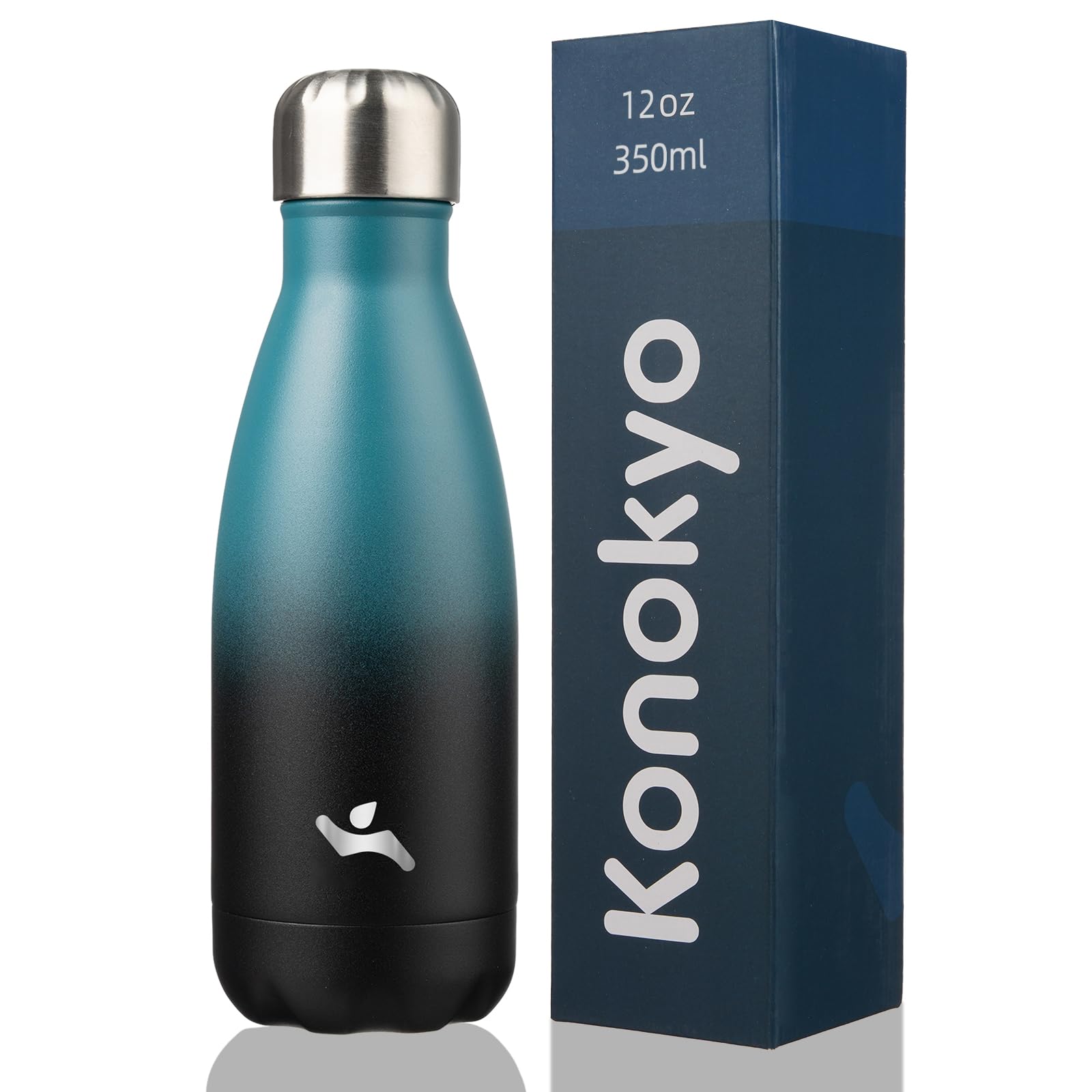 Insulated Water Bottles,12 oz Double Wall Stainless Steel Vacumm Metal Flask for Sports Travel,Lavender