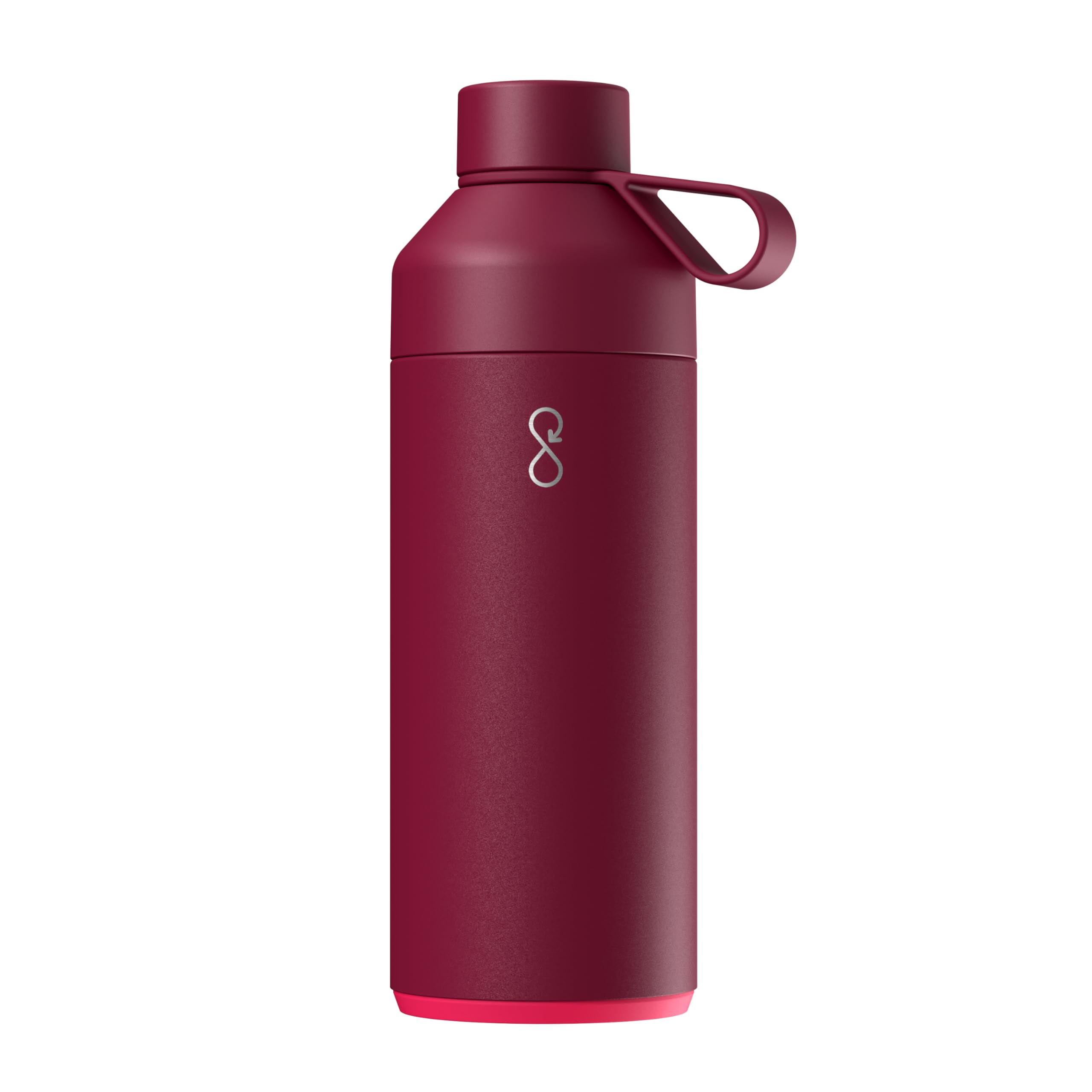 Ocean Bottle Original 17 oz | Stainless Steel Water Bottle | Reusable & Sustainable | Keeps Drinks Cold & Hot | Eco Friendly Gift (Breeze Blush)