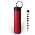 Super Maxi Stainless Steel Water Bottle 36oz - Double wall vacuum insulated | Integrated carry handle | leak proof flip top lid | Lightweight & stylish - Stainless