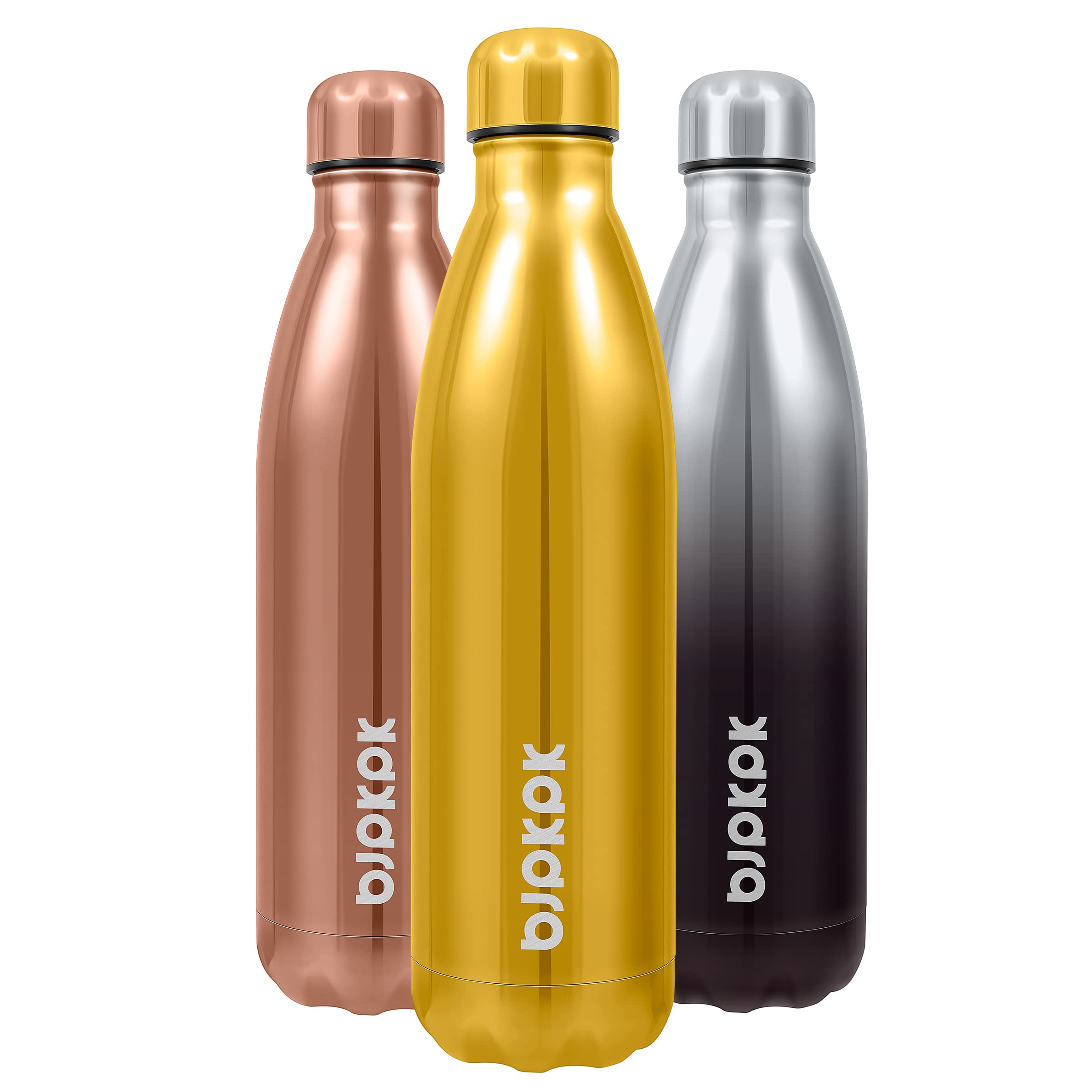 BJPKPK 17oz Insulated Water Bottles Stainless Steel Sports Water Bottles Keep Cold and Hot for Travel Dishwasher Safe,Sky