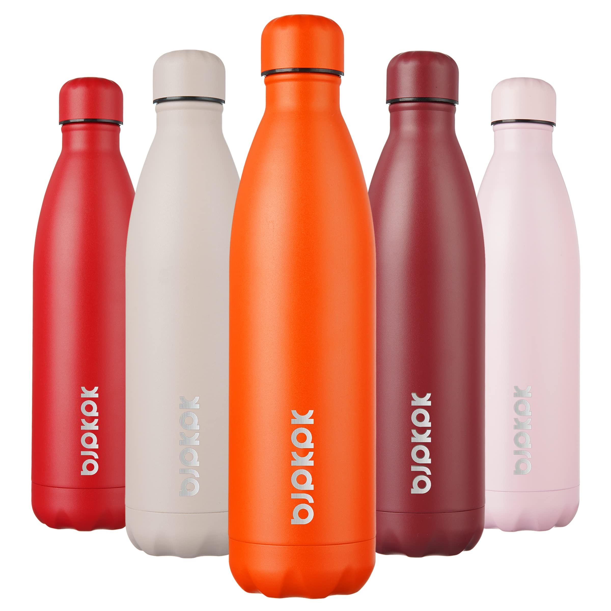 BJPKPK 17oz Insulated Water Bottles Stainless Steel Sports Water Bottles Keep Cold and Hot for Travel Dishwasher Safe,Sky