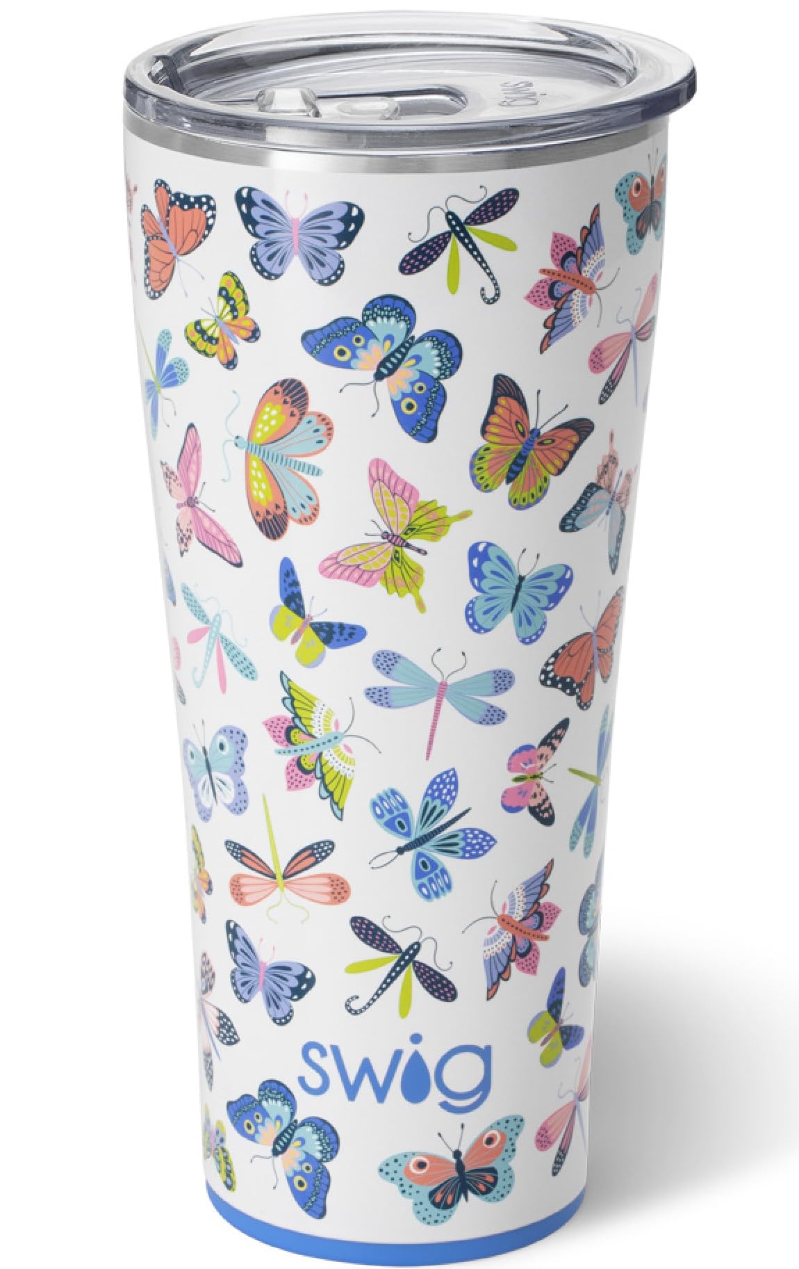 Swig Life 32oz Insulated Tumbler, Travel Coffee Tumbler with Lid, Cup Holder Friendly Travel Coffee Mug, Stainless Steel with Lid (Wanderlust)