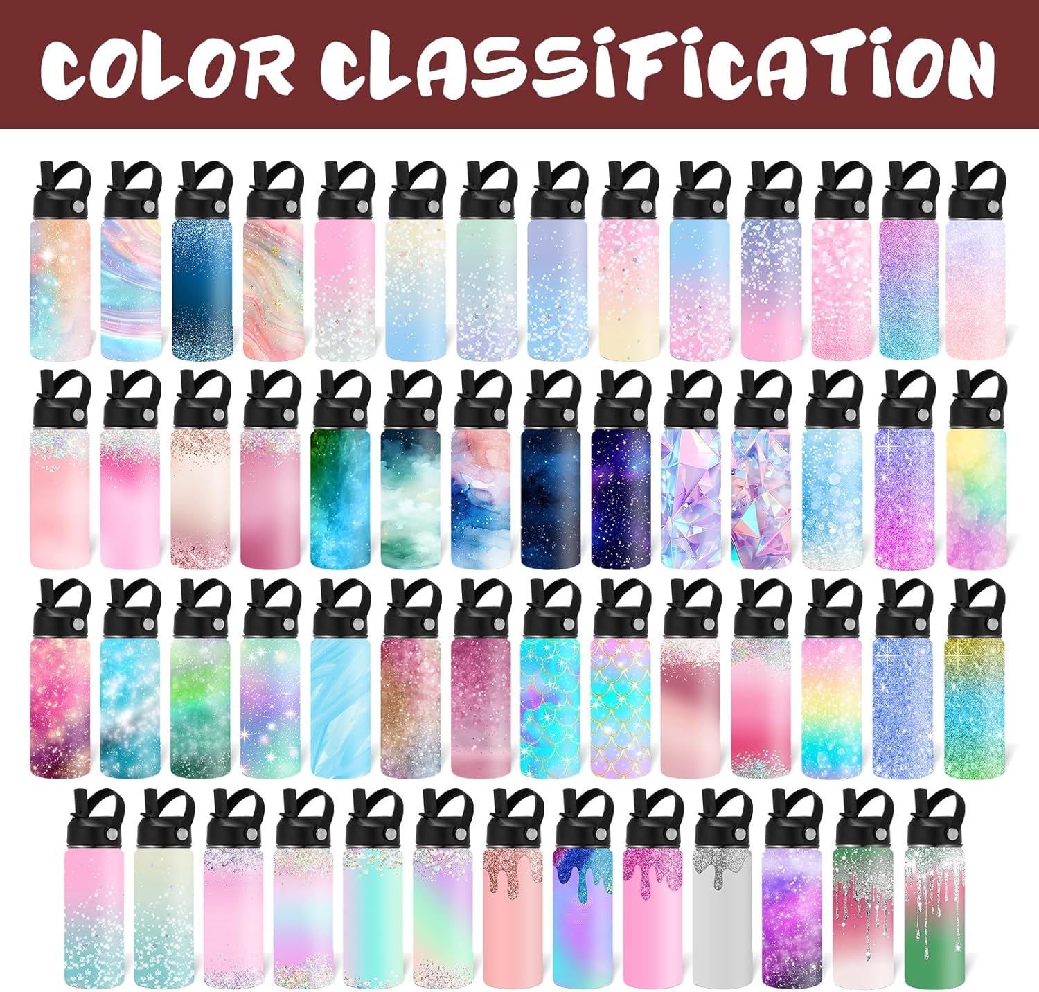 Custom Personalized Water Bottle for Kids Customized Water Bottles with Name Customizable Stainless Steel Insulated Cups 12/16/18/24/32/40 oz for School Girls Boys Toddler